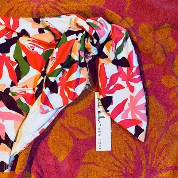 Nicole Miller High Waisted Floral Bikini Bottom - NWT - Picture 3 of 9
